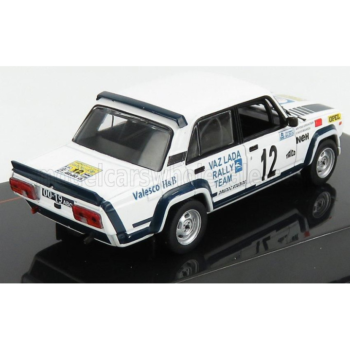 IXO MODELS LADA FIAT 2105 VFTS N 12 RALLY SWEDEN 1983 S.BRUNDZA - A.GIRDAUSKAS - WHITE 1/43