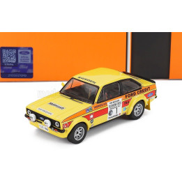 IXO MODELS FORD ENGLAND ESCORT MKII RS 1800 N 1 RALLY SOUTHERN CROSS 1979 BJORN WALDEGAARD - HANS THORZELIUS - YELLOW RED 1/43