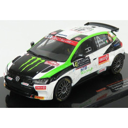 IXO MODELS VOLKSWAGEN POLO GTi R5 N 41 RALLY MONTECARLO 2020 O.SOLBERG - A.JOHNSTON - WHITE BLACK GREEN 1/43