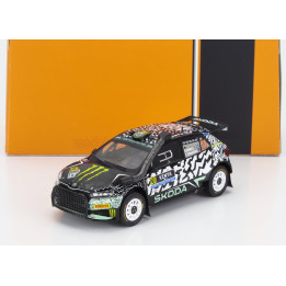 IXO MODELS ŠKODA FABIA RALLY2 EVO TEAM TOKSPOT WRT N 20 RALLY SAFARI KENYA 2024 (snorkel) OLIVER SOLBERG - ELLIOT EDMONDSON - BL