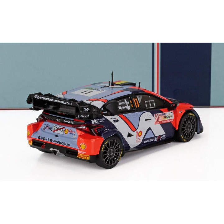 IXO MODELS HYUNDAI i20 N RALLY1 TEAM SHELL MOBIS WRT N 11 RALLY JAPAN 2024 THIERRY NEUVILLE - MARTIJN WYDAEGHE - VARIOUS 1/43