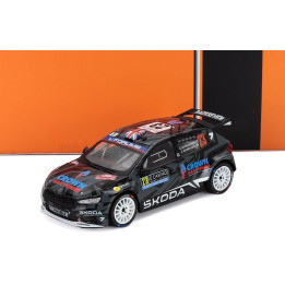 IXO MODELS ŠKODA FABIA RS RALLY2 TEAM ŠKODA MOTORSPORT N 23 RALLY MONTECARLO 2025 GUS GREENSMITH - KONSTANTIN ALEKSANDROV - BLAC