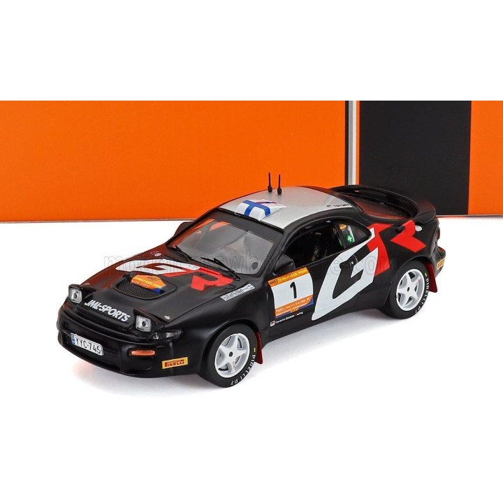IXO MODELS TOYOTA CELICA GT4 TURBO (ST185) N 97 RALLY COSTA BRAVA 2025 JARI MATTI LATVALA - JANNI HUSSI - BLACK 1/43