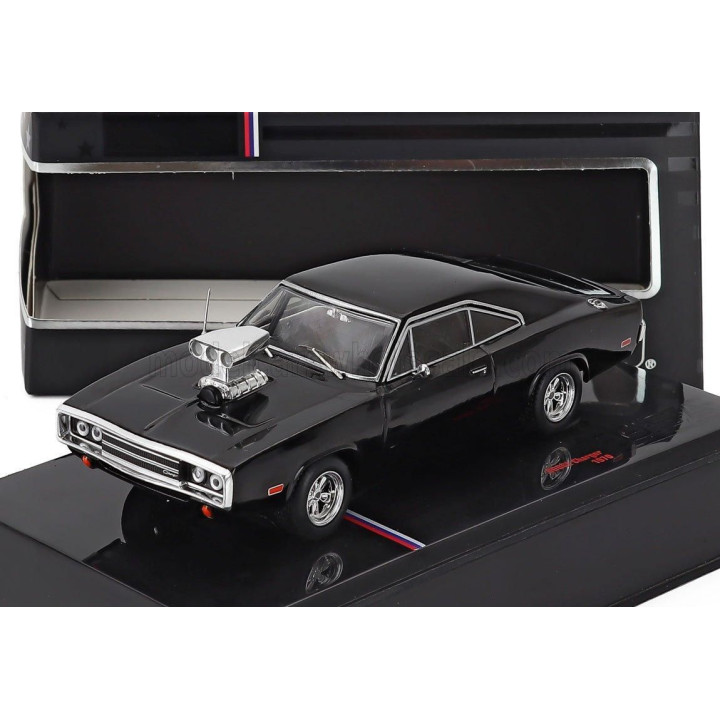 IXO MODELS DODGE CHARGER COUPE 1970 - BLACK 1/43