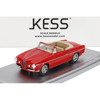 KESS MODEL ALFA ROMEO 1900C SS sn01959 GHIA AIGLE CABRIOLET OPEN 1955 - RED 1/43