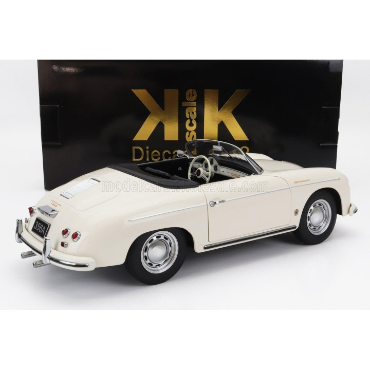 KK SCALE PORSCHE 356A SPEEDSTER 1955 - WHITE 1/12
