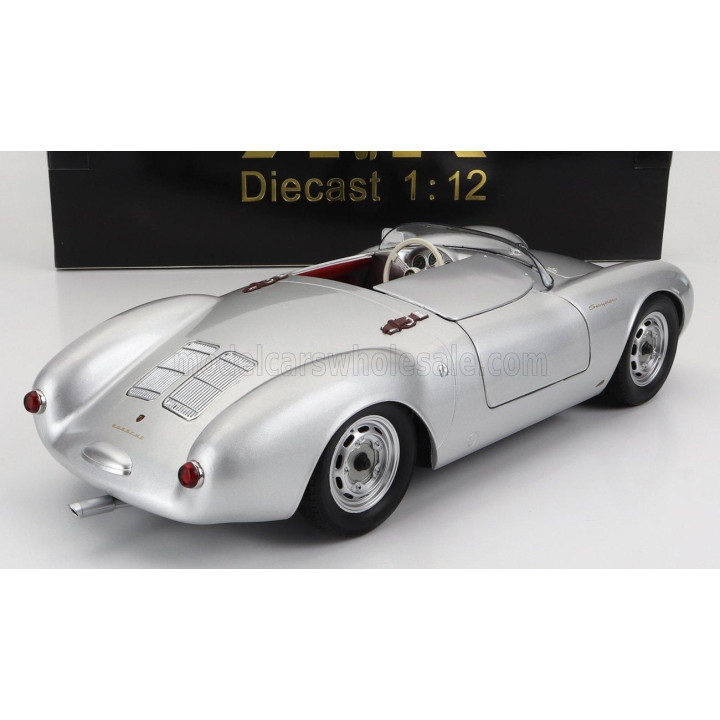 KK SCALE PORSCHE 550A SPIDER 1956 - SILVER 1/12
