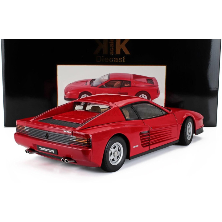 KK SCALE FERRARI TESTAROSSA MKI MONODADO MONOSPECCHIO 1984 - RED 1/12