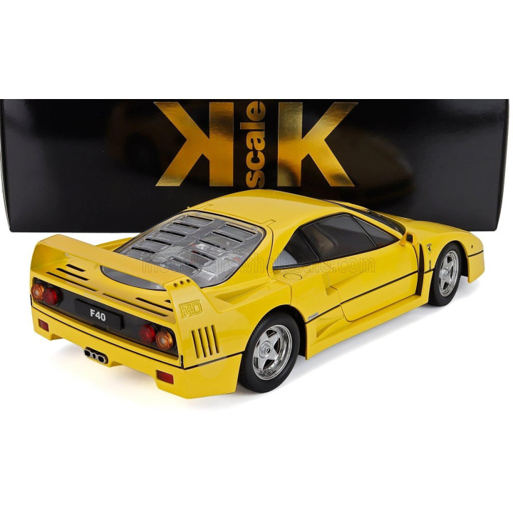 KK SCALE FERRARI F40 1987 - YELLOW 1/12