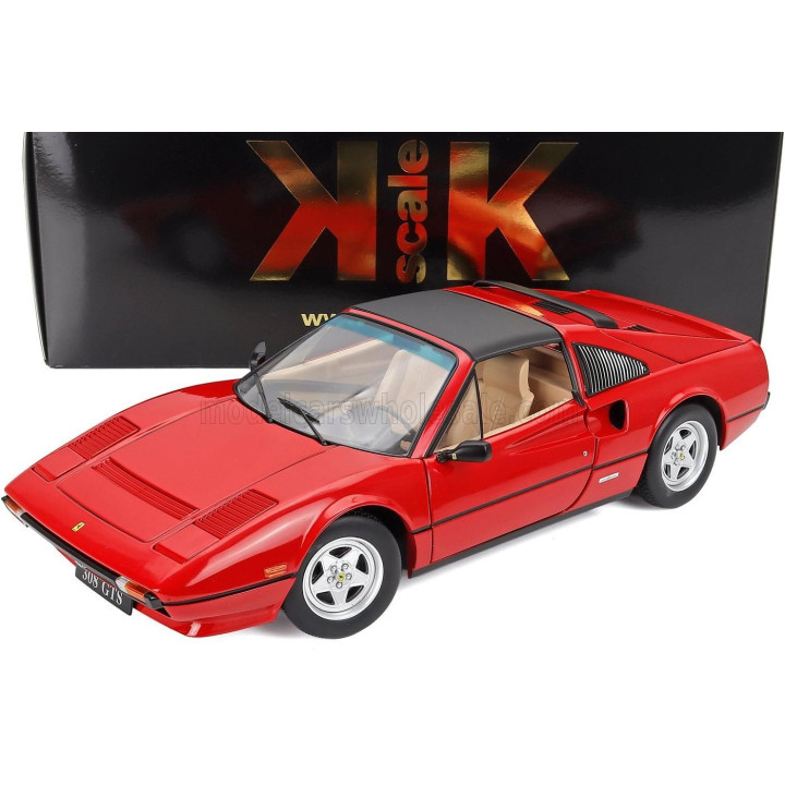 KK SCALE FERRARI 308 GTS QUATTROVALVOLE EUROPEAN VERSION 1982 - RED 1/12
