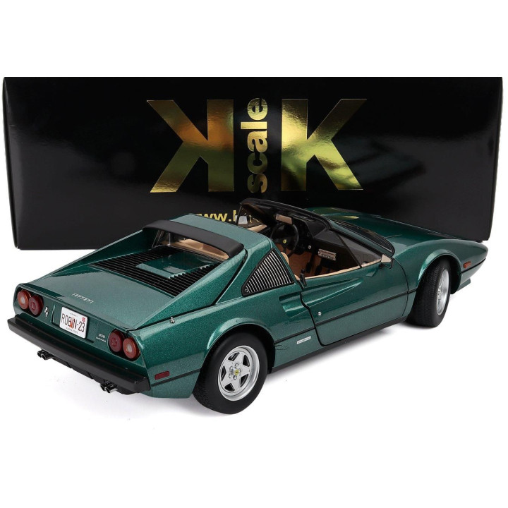 KK SCALE FERRARI 308 GTS QUATTROVALVOLE USA VERSION 1982 - GREEN MET 1/12