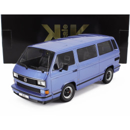 KK SCALE VOLKSWAGEN T3 PORSCHE B32 MINIBUS 1984 - LIGHT BLUE 1/18