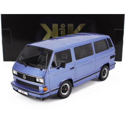 KK SCALE VOLKSWAGEN T3 PORSCHE B32 MINIBUS 1984 - LIGHT BLUE 1/18