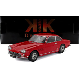 KK SCALE FERRARI 330GT 2+2 1964 - BEIGE INTERIOR - RED 1/18