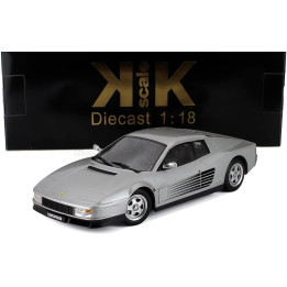 KK SCALE FERRARI TESTAROSSA 1986 - SILVER 1/18