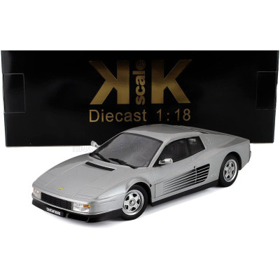KK SCALE FERRARI TESTAROSSA 1986 - SILVER 1/18