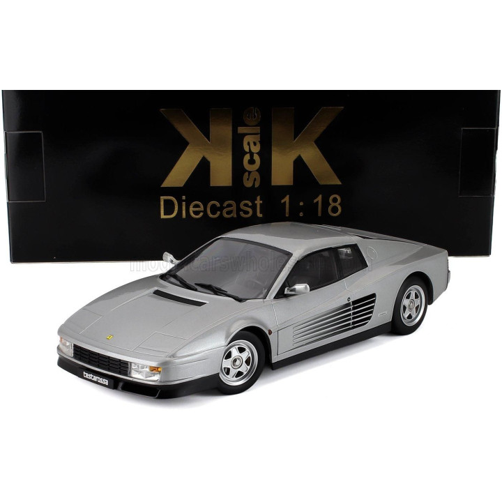 KK SCALE FERRARI TESTAROSSA 1986 - SILVER 1/18