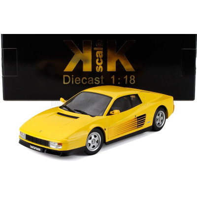 KK SCALE FERRARI TESTAROSSA 1986 - YELLOW 1/18