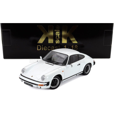 KK SCALE PORSCHE 911 CARRERA COUPE 1983 - WHITE 1/18