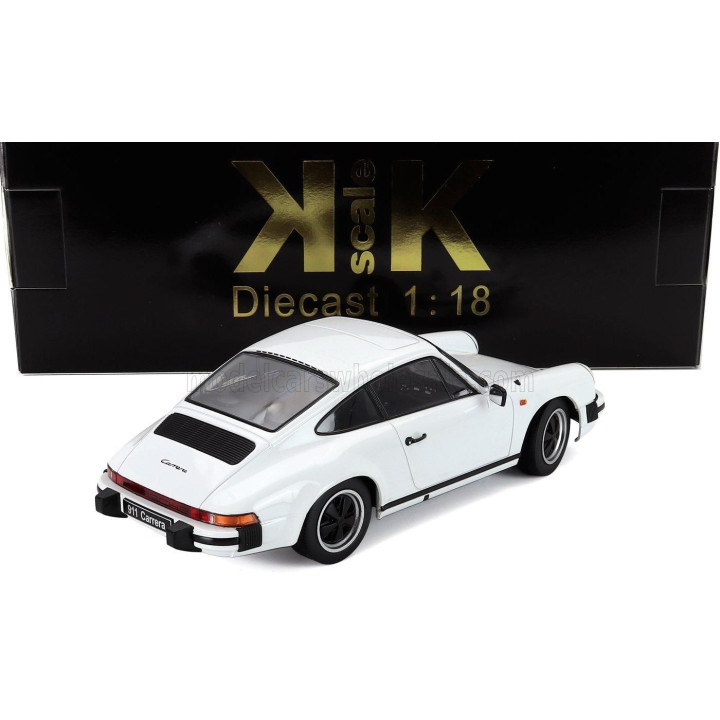 KK SCALE PORSCHE 911 CARRERA COUPE 1983 - WHITE 1/18