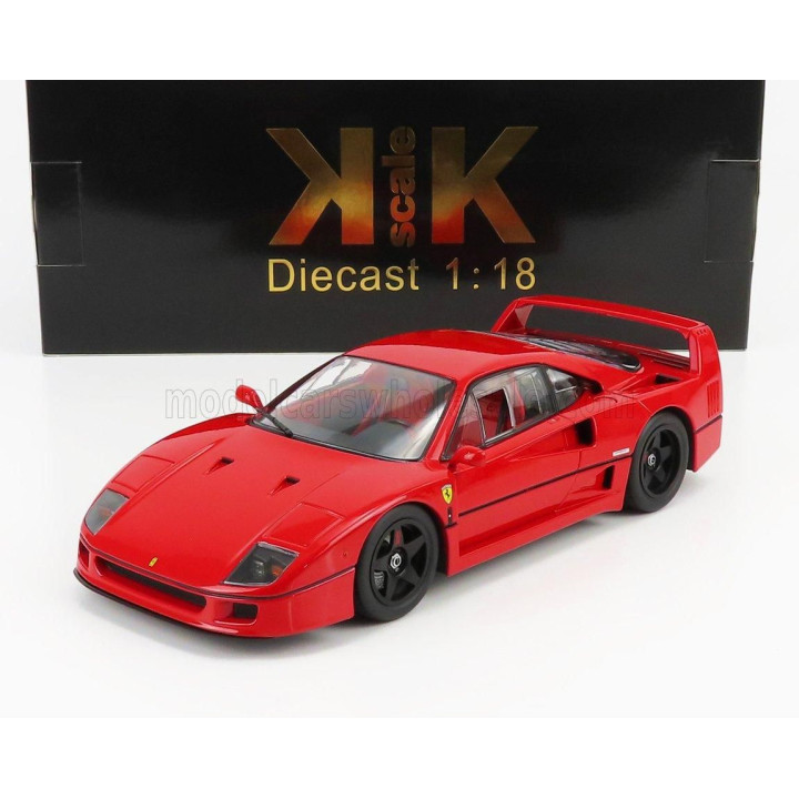 KK SCALE FERRARI F40 LIGHT WEIGHT 1990 - RED 1/18