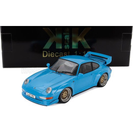 KK SCALE PORSCHE 911 993 GT2 COUPE 1996 - CERCHI BBS - BBS RIMS - LIGHT BLUE 1/18