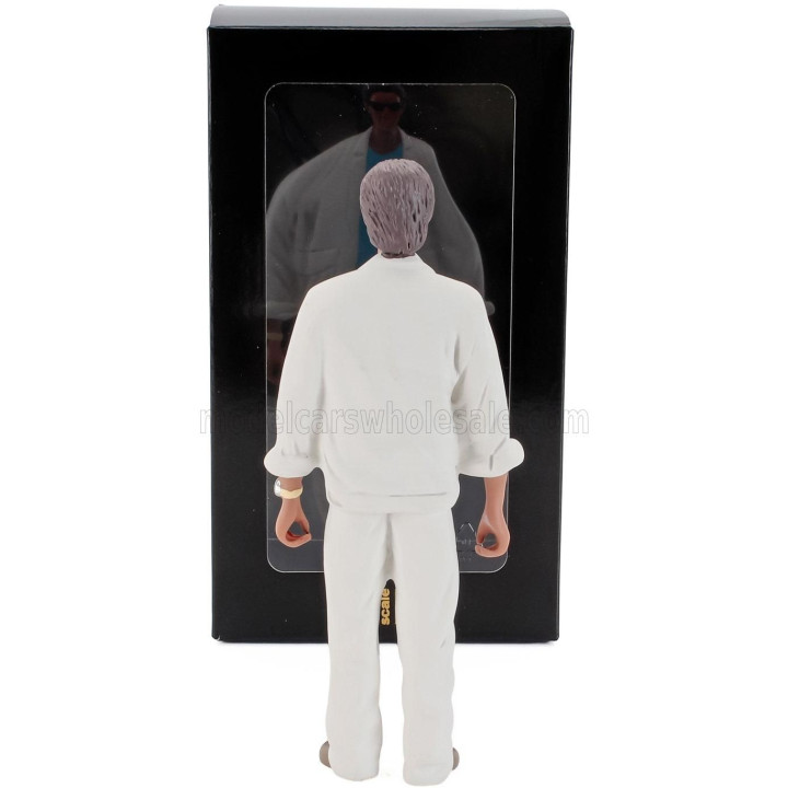 KK SCALE FIGURES SUNNY STANDING FOR FERRARI TESTAROSSA MKI MONODADO MONOSPECCHIO USA VERSION 1984 - WHITE LIGHT BLUE 1/12