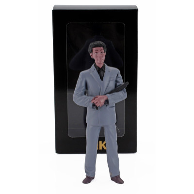 KK SCALE FIGURES RICO STANDING FOR FERRARI TESTAROSSA MKI MONODADO MONOSPECCHIO USA VERSION 1984 - BLUE BLACK 1/12