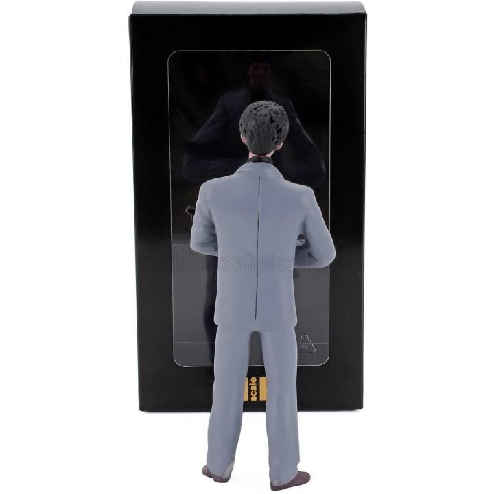 KK SCALE FIGURES RICO STANDING FOR FERRARI TESTAROSSA MKI MONODADO MONOSPECCHIO USA VERSION 1984 - BLUE BLACK 1/12