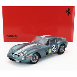 KYOSHO FERRARI 250 GTO COUPE N 24 12h SEBRING 1962 PHILIP HILL - OLIVIER GENDEBIEN - BLUE 1/18