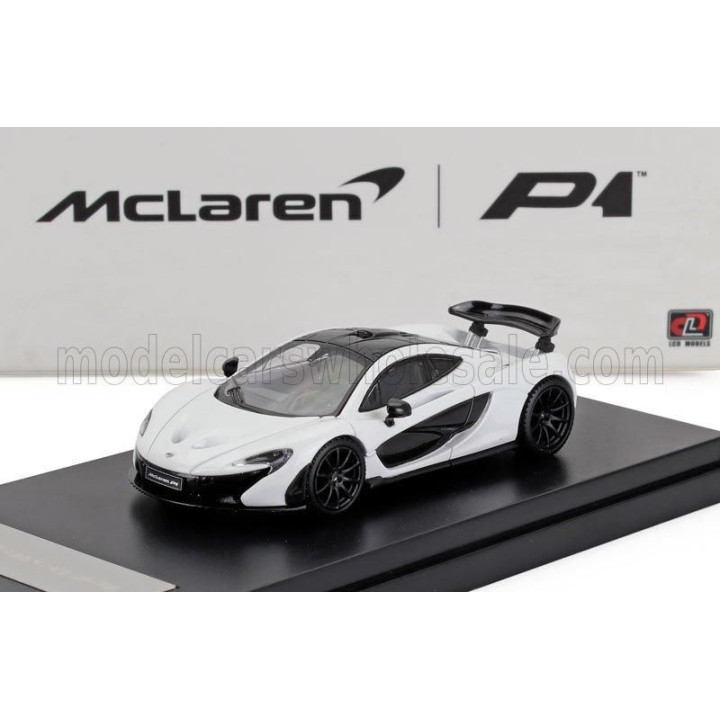 LCD MODEL McLAREN P1 2013 - WHITE BLACK 1/64
