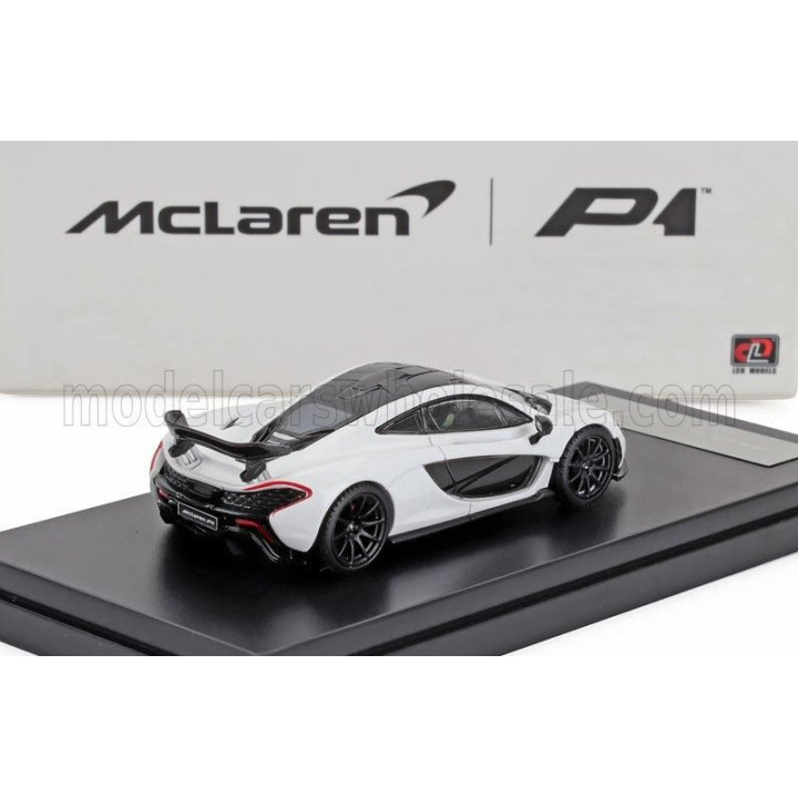 LCD MODEL McLAREN P1 2013 - WHITE BLACK 1/64