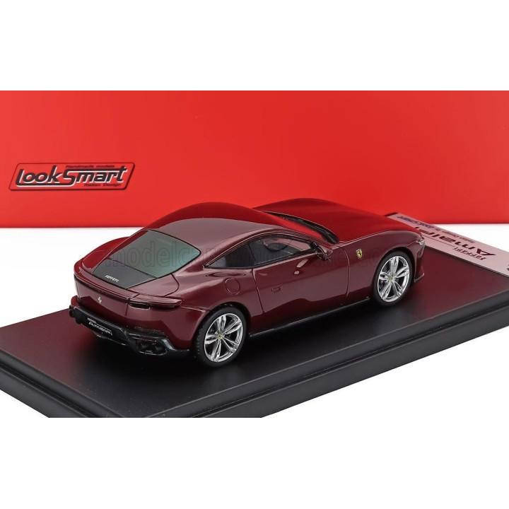 LOOKSMART FERRARI AMALFI 2025 - RUBINO MICALIZZATO - DARK RED 1/43