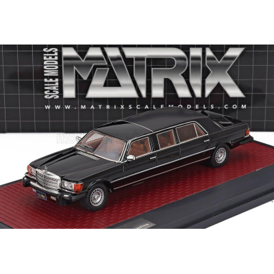 MATRIX SCALE MODELS MERCEDES BENZ S-CLASS 450SEL 6.9 (W116) LIMOUSINE 1973 - BLACK 1/43
