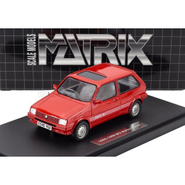 MATRIX SCALE MODELS MG METRO TURBO 1985 - RED 1/43