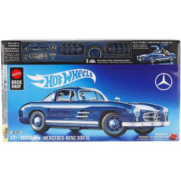 MATTEL HOT WHEELS MERCEDES BENZ 300SL COUPE (W198) 1955 - 1600 PEZZI - 1600 PCS + 300SL 1/64 SCALE - BLUE 1/12