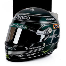 MINI HELMET STILO HELMET CASCO HELMET F1 LANCE STROLL TEAM ASTON MARTIN ARAMCO COGNIZANT N 18 SEASON 2025 - GREEN 1/2