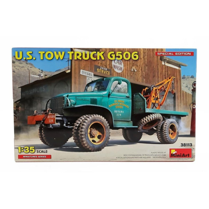 MINIART CHEVROLET G506 TRUCK NEVADA 1945 CARRO ATTREZZI - WRECKER ROAD SERVICE 1/35