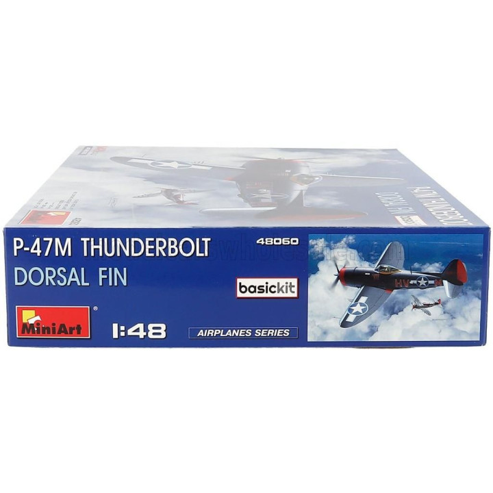 MINIART DRAGON WINGS P-47M THUNDERBOLT AIRPLANE MILITARY 1942 1/48