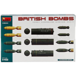 MINIART ACCESSORIES BRITISH MILITARY BOMBS 1/48