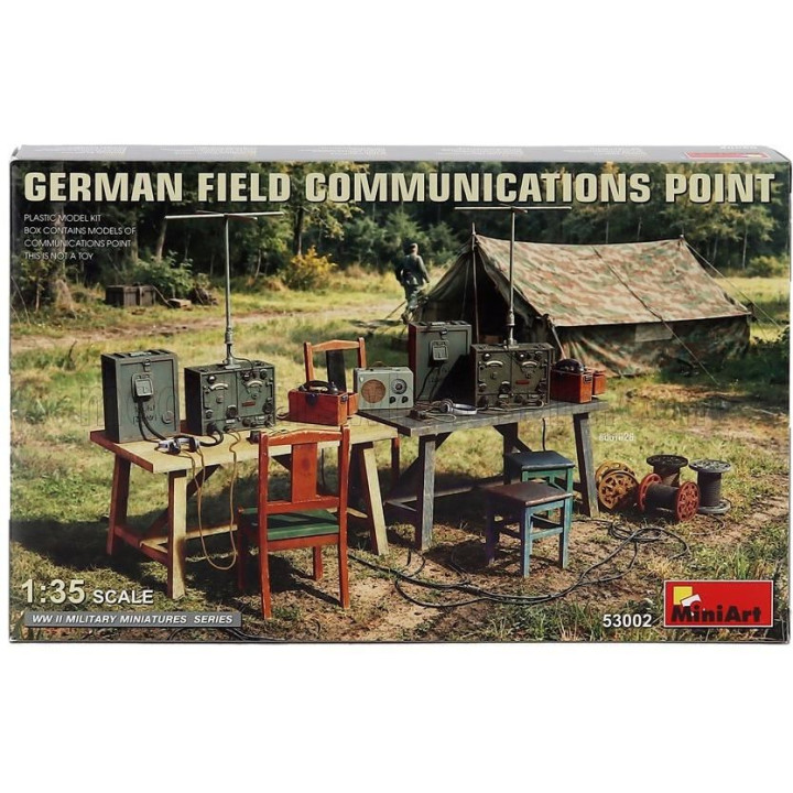 MINIART ACCESSORIES GERMAN FIELD COMMUNICATIONS MILITARY POINT 1/35