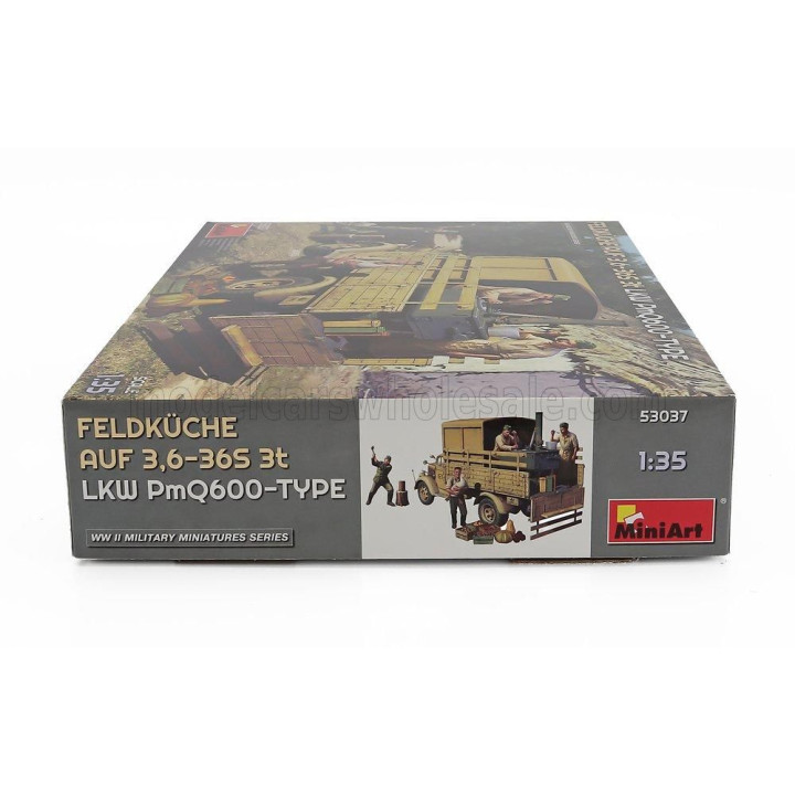 MINIART TRUCK PMQ600 TYPE FELDKUCHE AUF 3.6-36S 3t 1945 1/35