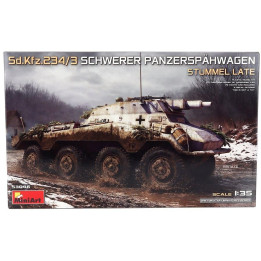 MINIART TANK SD.KFZ. 234/3 SCHWERER PANZERSPAHWAGEN ANFIBIO MILITARY 1/35