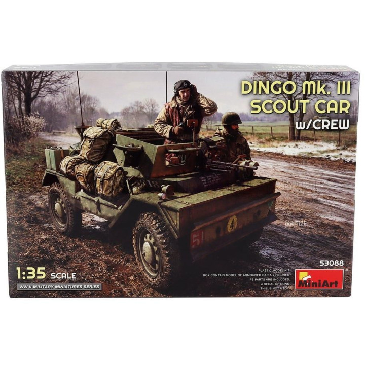 MINIART TANK GINGO MK.III SCOUT CAR MILITARY 1/35