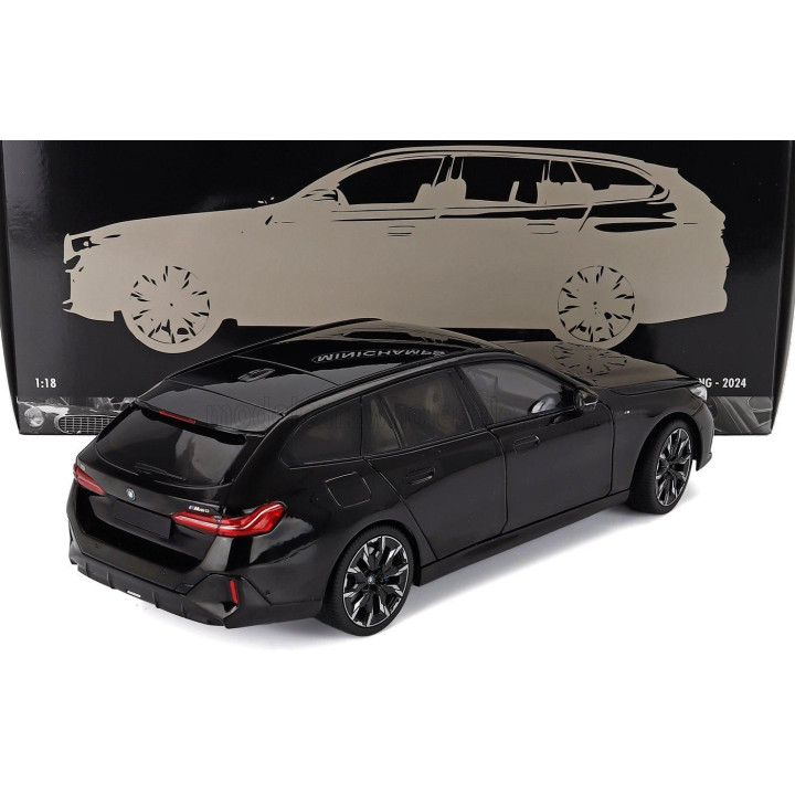 MINICHAMPS BMW 5-SERIES i5 M60 TOURING (G61) SW STATION WAGON 2024 - BLACK MET 1/18