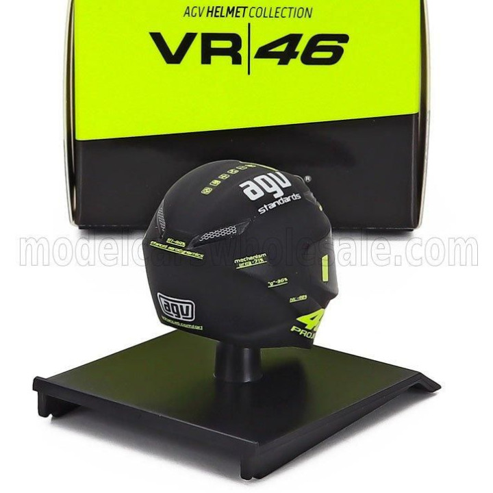 MINICHAMPS AGV CASCO HELMET VALENTINO ROSSI MOTOGP TEST SEPANG 2012 - BLACK 1/10