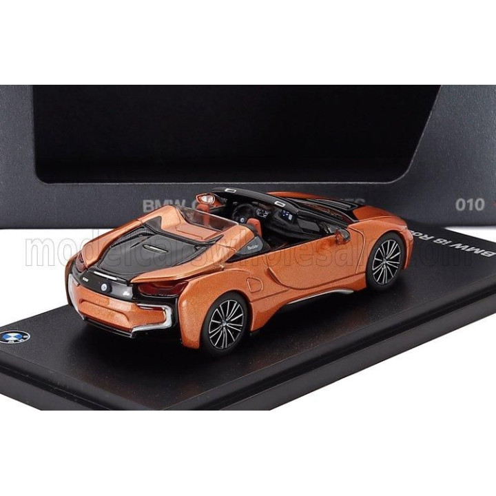 MINICHAMPS BMW i8 HYBRID ROADSTER (i15) 2018 - COPPER MET 1/64