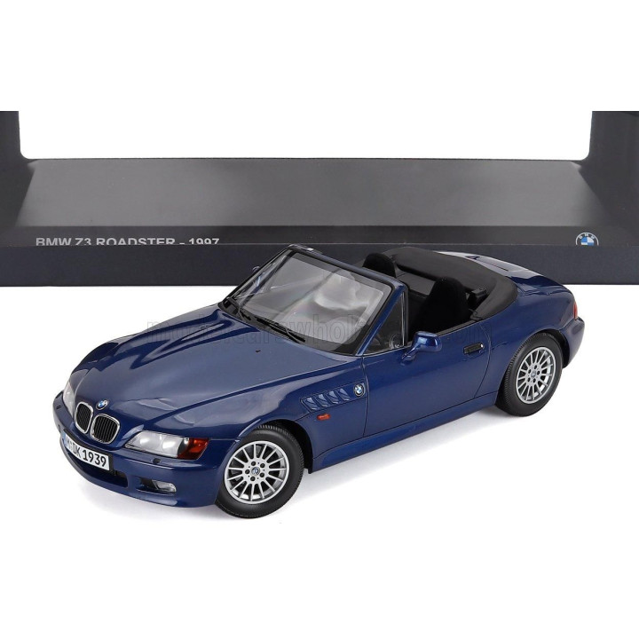 MINICHAMPS BMW Z3 ROADSTER CABRIOLET 1999 - BLUE MET 1/18