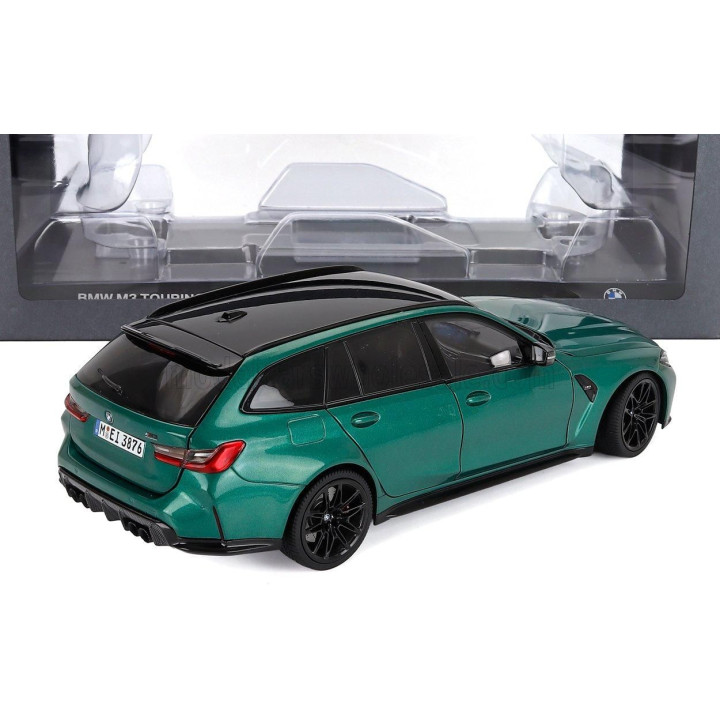 MINICHAMPS BMW 3-SERIES M3 (G81) TOURING SW STATION WAGON 2024 - GREEN MET 1/18