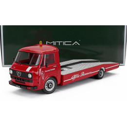 MITICA DIECAST ALFA ROMEO A12 (F12) CARRO ATTREZZI SECONDA SERIE 1977 - TOW TRUCK - ABSCHLEPPWAGEN - DÉPANNEUSE - RED BLACK 1/18